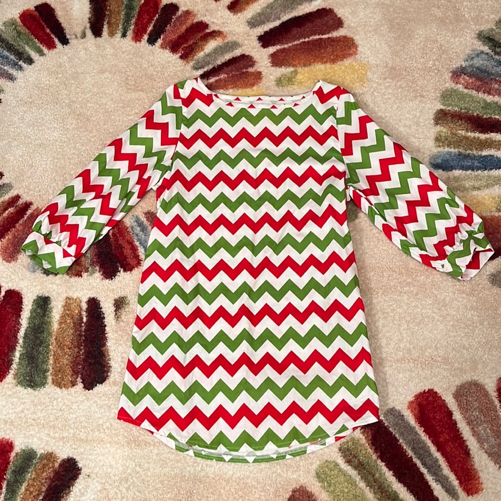 Lolly Wolly Doodle Chevron tunic